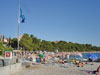 blue Flag on Makarska beach